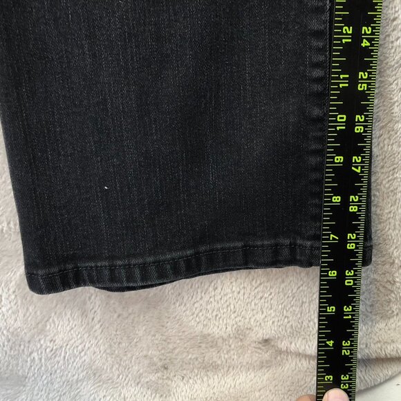 Levis Womens Jeans Size 14M 515 Bootcut Leg High Rise Black Denim Classic Casual - Picture 6 of 16